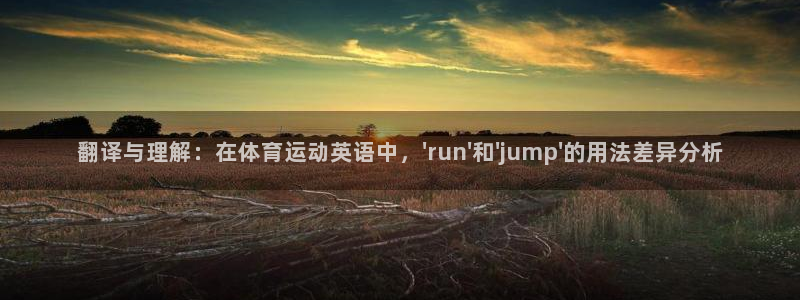 一竞技官方正版app集团logo:翻译与理解:在体育运动英语